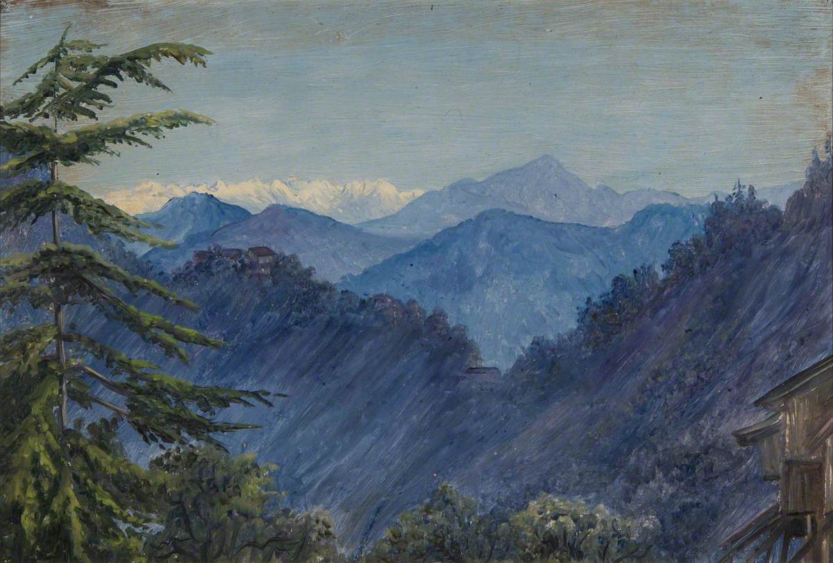 Mountains from Simla, India