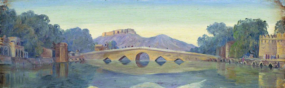 The Bridge of Oodipur (Udaipur), January 1879