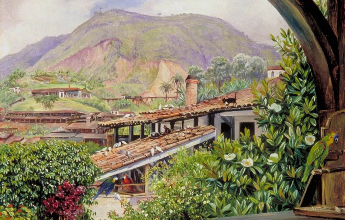 Figura 10 - Vista da Mina de Morro Velho a partir da varanda da casa de hóspedes.