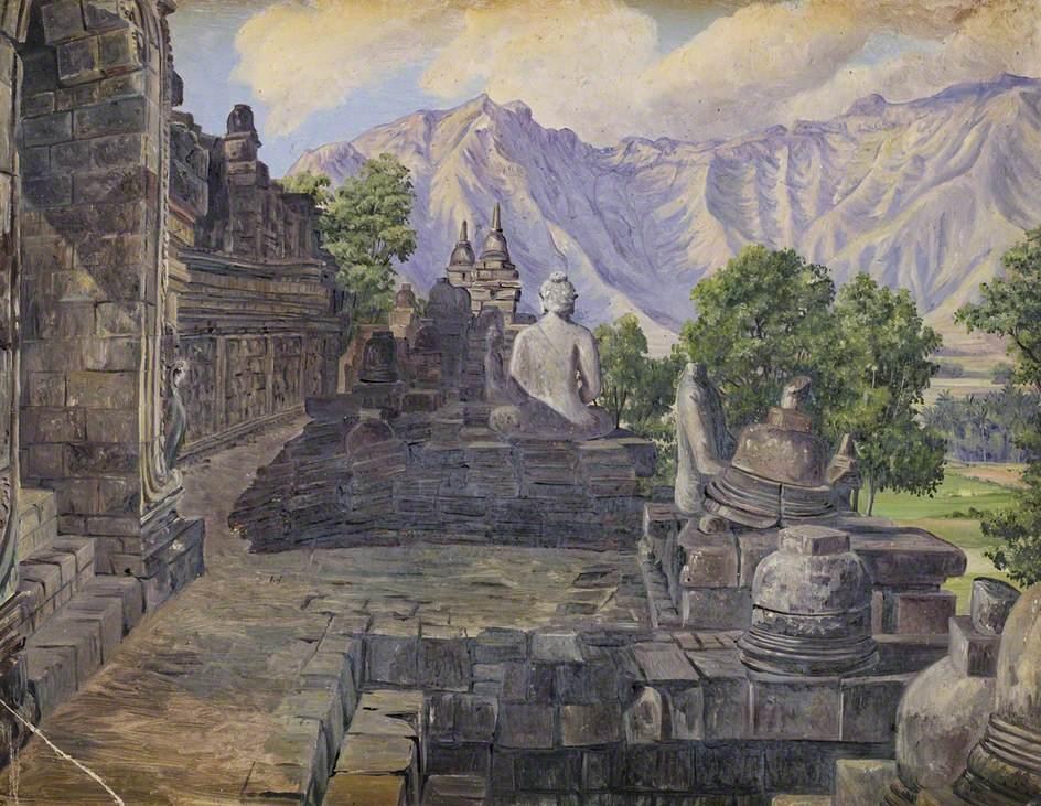 Figura 24 - Vista a partir do templo de Boro Bodo, Java.